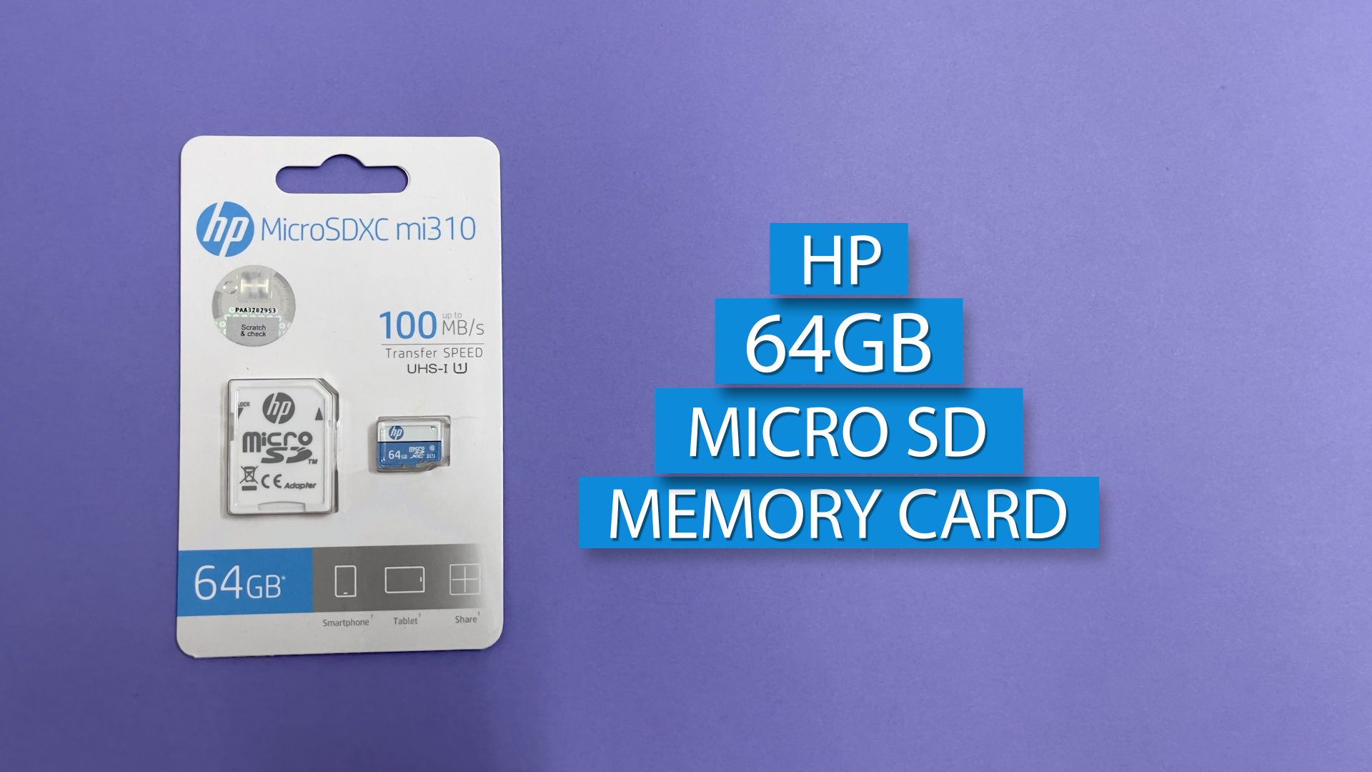 HP ディスク64 GB(20コ) HP 64GB MicroSD Memory Card SDXC mx310